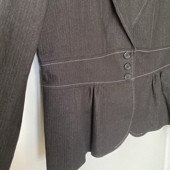ANN TAYLOR LOFT denim blazer - Picture 3 of 9